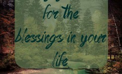 Blessings To Be Thankful For – 1st Edition