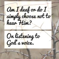 Listening to God’s Voice